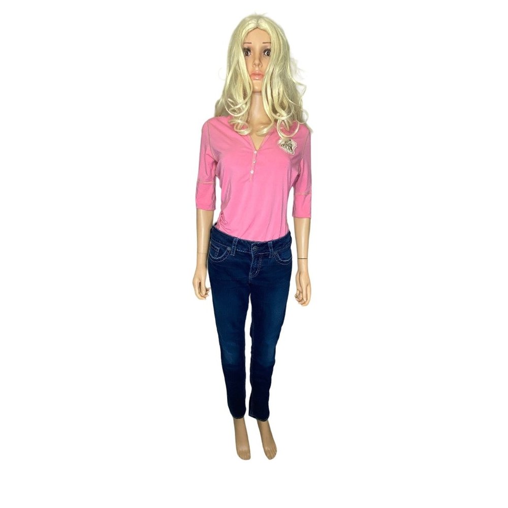 Silver Jeans Suki Mid Pencil Skinny Jeans 28/31 Med Dark Wash